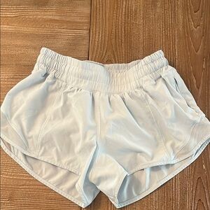 lululemon athletica Light Blue Athletic Shorts